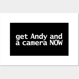 Get Andy and a Camera NOW Funny Typography Posters and Art